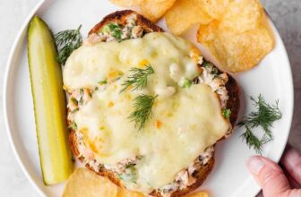 Healthy Tuna Melt with Cottage Cheese (No Mayo!)