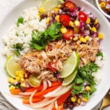 Crockpot Chicken Taco Bowls – Fit Foodie Finds