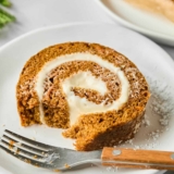 Protein Carrot Cake Roll (8g protein per slice!)
