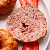 Strawberry Cottage Cheese Bagels – Fit Foodie Finds