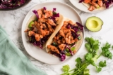 Spicy Chipotle Salmon Tacos and Slaw
