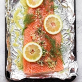 Salmon Marinade (with lemon and dill)